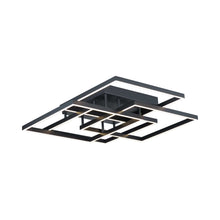 Load image into Gallery viewer, Traverse LED Flush Mount Ceiling Light in 31-Inch/Black.
