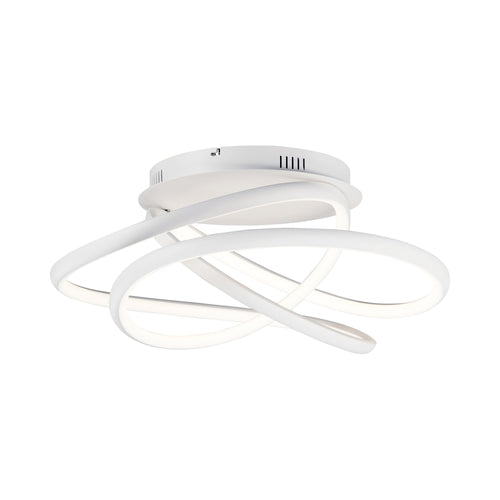 Twisted LED Flush Mount Ceiling Light.