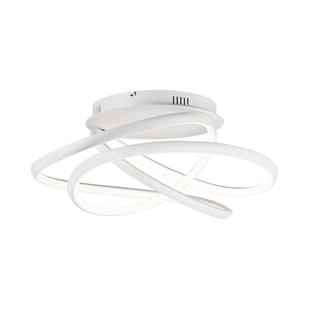 Twisted LED Flush Mount Ceiling Light.
