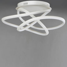 Load image into Gallery viewer, Twisted LED Flush Mount Ceiling Light in Detail.
