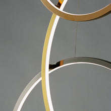 Load image into Gallery viewer, Union LED Multi-Light Pendant Light in Detail.
