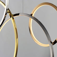 Load image into Gallery viewer, Union LED Multi-Light Pendant Light in Detail.
