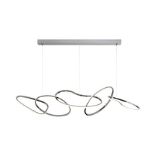Load image into Gallery viewer, Unity LED Linear Pendant Light in Black Chrome.
