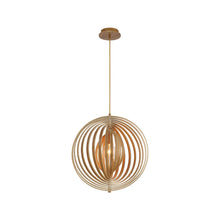 Load image into Gallery viewer, Abruzzo Pendant Light in Wood (Medium).
