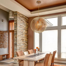 Load image into Gallery viewer, Abruzzo Pendant Light in dining room.
