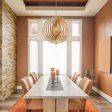 Load image into Gallery viewer, Abruzzo Pendant Light in dining room.

