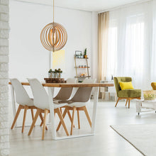 Load image into Gallery viewer, Abruzzo Pendant Light in dining room.
