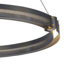 Load image into Gallery viewer, Admiral LED Double Ring Chandelier in Detail.
