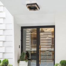 Load image into Gallery viewer, Admiral LED Flush Mount Ceiling Light Outside Area.
