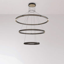 Load image into Gallery viewer, Admiral LED Multi Tier Chandelier in Detail.
