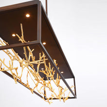 Load image into Gallery viewer, Aerie LED Linear Pendant Light in Detail.
