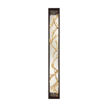 Load image into Gallery viewer, Aerie LED Wall Light in Bronze/Gold (Large).
