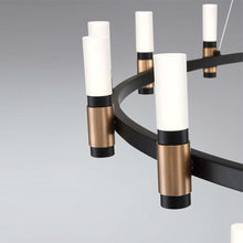 Load image into Gallery viewer, Albany LED Multi Tiered Chandelier in Detail.
