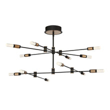 Load image into Gallery viewer, Albany LED Sputnik Chandelier in Detail.
