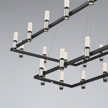 Load image into Gallery viewer, Altamont LED Rectangular Chandelier in Detail.
