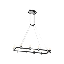 Load image into Gallery viewer, Altamont LED Rectangular Chandelier in Detail.
