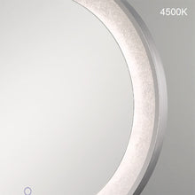 Load image into Gallery viewer, Anya LED Round Mirror in Detail.
