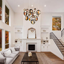 Load image into Gallery viewer, Arlington LED Multi Light Pendant Light in living room.
