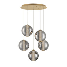 Load image into Gallery viewer, Atomo LED Multi Light Pendant Light in Detail.
