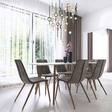 Load image into Gallery viewer, Barletta LED Multi Light Pendant Light in dining room.
