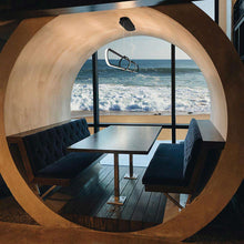 Load image into Gallery viewer, Berkley LED Linear Pendant Light in restaurant.
