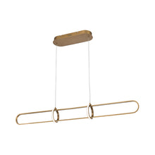 Load image into Gallery viewer, Berkley LED Linear Pendant Light in Detail.
