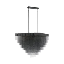 Load image into Gallery viewer, Bloomfield Oval LED Chandelier in Antique Brush Gold (22-Light).
