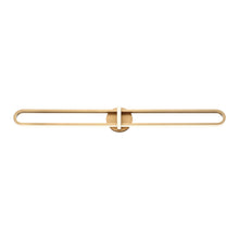 Load image into Gallery viewer, Botton LED Vanity Wall Light in Satin Gold (Large).
