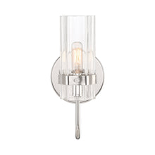 Load image into Gallery viewer, Brook Bath Wall Light in Polished Nickel.
