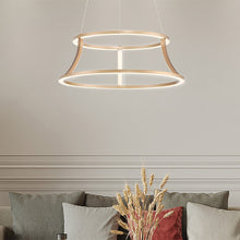 Load image into Gallery viewer, Cadoux LED Chandelier in living room.
