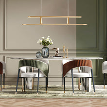 Load image into Gallery viewer, Cadoux LED Linear Pendant Light in living room.
