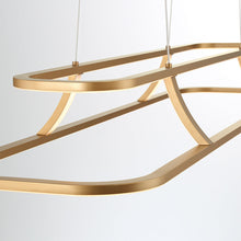 Load image into Gallery viewer, Cadoux LED Linear Pendant Light in Detail.
