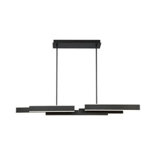 Load image into Gallery viewer, Cameno LED Linear Pendant Light in Matte Black (Large).
