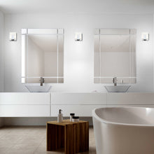 Load image into Gallery viewer, Canmore LED Bath Wall Light in bathroom.
