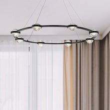 Load image into Gallery viewer, Circolo LED Ring Chandelier in Detail.

