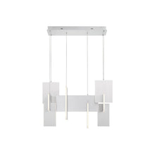 Load image into Gallery viewer, Coburg LED Chandelier in Aluminum (Large).
