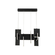 Load image into Gallery viewer, Coburg LED Chandelier in Black (Large).
