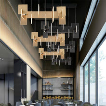 Load image into Gallery viewer, Coburg LED Chandelier in restaurant.
