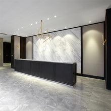 Load image into Gallery viewer, Crossroads LED Chandelier in living room.
