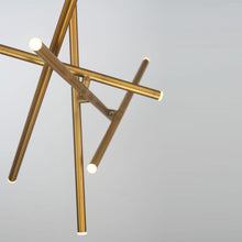 Load image into Gallery viewer, Crossroads LED Chandelier in Detail.
