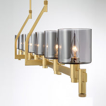 Load image into Gallery viewer, Decato Linear Pendant Light in Detail.
