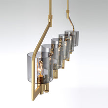 Load image into Gallery viewer, Decato Linear Pendant Light in Detail.
