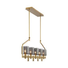 Load image into Gallery viewer, Decato Linear Pendant Light in Detail.
