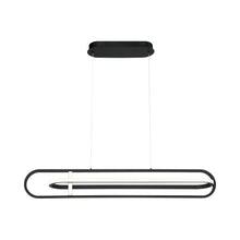 Load image into Gallery viewer, Demark LED Linear Pendant Light in Black.
