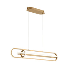 Load image into Gallery viewer, Demark LED Linear Pendant Light in Detail.
