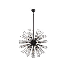 Load image into Gallery viewer, Dendelio Chandelier in Black (29-Light).
