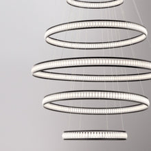 Load image into Gallery viewer, Forster LED Multi Tier Chandelier in Detail.

