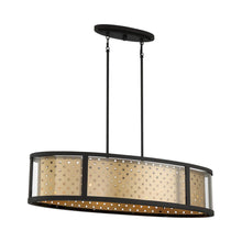 Load image into Gallery viewer, Grado Linear Pendant Light in Gold.
