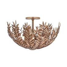 Load image into Gallery viewer, Jalore Semi Flush Mount Ceiling Light in Macchiato.
