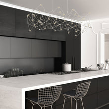 Load image into Gallery viewer, Leonardelli LED Chandelier in kitchen.
